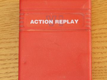 Commodore 64 Action Replay VI cartridge (Top view)