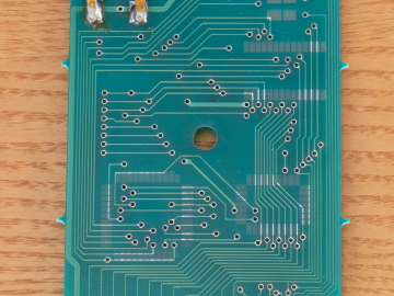 Commodore 64 Action Replay VI cartridge (PCB underside)