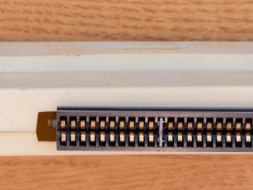 Acorn Electron joystick adaptor (Front view)