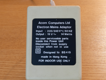 Acorn Electron power supply
